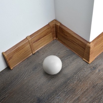 Плинтус напольный 70мм 2,5мб ПВХ ДУБ ЭКСКЛЮЗИВ