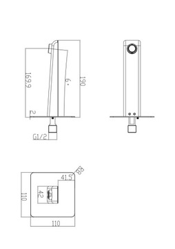 фото ориг. №2, Spout bathtub wall-mounted omnibuses parma wdparmacr