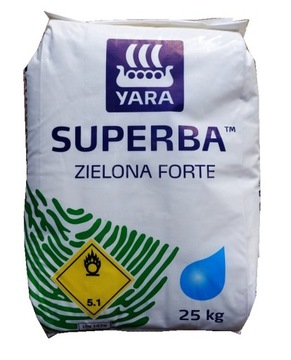 SUPERBA ZIELONA FORTE 8*11*36 NAWÓZ YARA - 25 kg