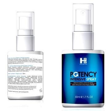 POTENCY SPRAY NAWILŻENIE MOCNA EREKCJA SZYBKA POTENCJA DŁUGI WZWÓD 50ML MOC