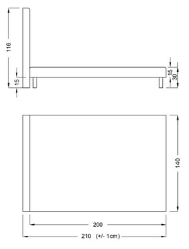 КРОВАТЬ LUXOR PREMIUM Z2 140x200