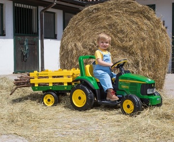 PEG PEREGO JOHN DEERE Stake-Side Trailer PRZYCZEPA