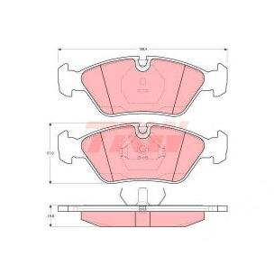 Klocki przód BMW M3 2.3 E30, 5 E28, 6 E24