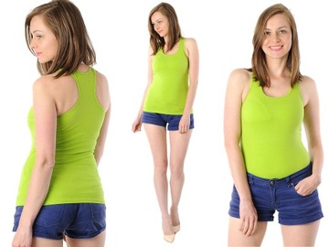 BOKSERKA DAMSKA SPORTOWA BLUZKA LAEMI 457 SELEDYN