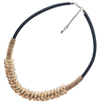 NASZYJNIK KOLIA CHOKER ELEGANCKI ETNO KORALIKI HIT