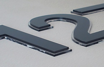 Litery Cyfry 3D - Specjalne dystanse montażowe!