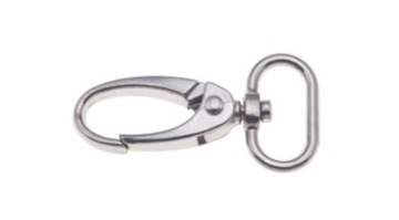 KARABIŃCZYK METALOWY 20mm, DO TOREBKI SMYCZY PASKA