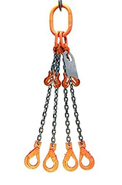 ЦЕПЬ ОДИНАРНАЯ 4С 4,25т 3м G80 SKR SAFE Hooks