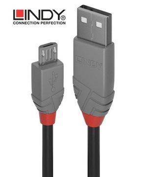 КАБЕЛЬ USB A - MICRO USB B LINDY 36734 3м