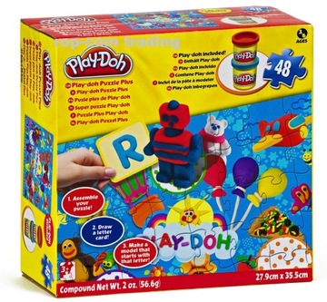 PLAY-DOH 3w1 Ciastolina Puzzle Gra Hasbro HIT