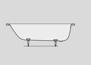 Ванна Saniform 170x75 3,5 мм Kaldewei