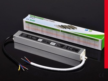 ZASILACZ SLIM WODOODPORNY IP65 12V 50W 4.17A LED