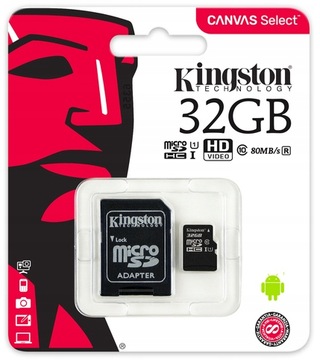 КАРТА ПАМЯТИ KINGSTON 32 ГБ MICRO SD класс 10 UHS