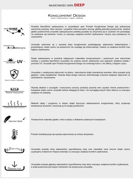 Умывальник DEEP 60х40, встраиваемый, глубокая, большая чаша