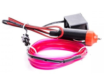 Światłowód LED Ambient Neon Fioletowy 3m