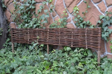 Забор WICKER PALISADE 20/100 с плетеной кромкой