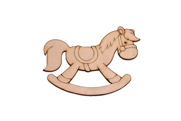 KONIK DO TABLICY SENSORYCZNEJ ZE SKLEJKI DO ZDOBIENIA KONIK NA BIEGUNACH