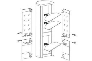INDIANAPOLIS I-23 JARSTOL Угловая витрина