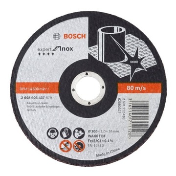 Bosch Tarcza tnąca Inox 105 x16x1.0mm