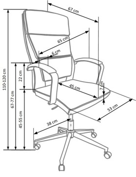 AURELIUS белое офисное вращающееся кресло NICE DESIGN