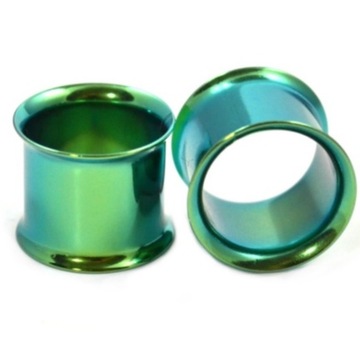 TUNELE-PLUG STAL CHIRURGICZNA 19 mm TUNEL ZIELONY