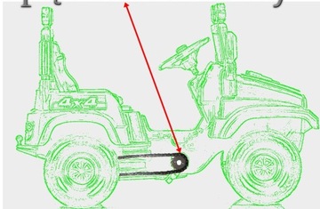 BJ JEEP СИНИЙ ВНЕДОРОЖНИК С педалями, 3 ЦВЕТА