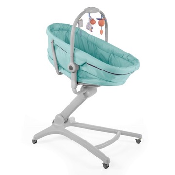 CHICCO Baby Hug 4в1 кроватка, стул + поднос