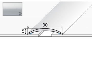 Listwa łączeniowa A03 aluminiowa 93cm SREBRO