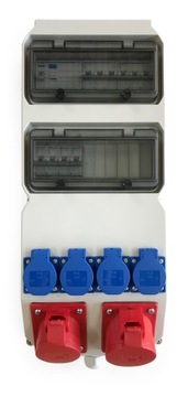 ROZDZIELNIA GOTOWA GNIAZDA 1x16A/1x32A 400V|4x230V