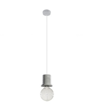 LAMPA WISZĄCA E27 LED Z SERII BETON & DREWNO