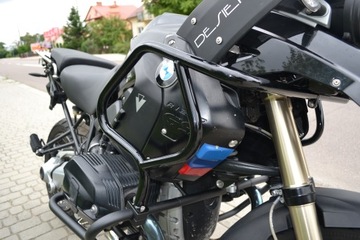 ВЕРХНЯЯ + НИЖНЯЯ защита BMW R 1200 GS, ЧЕРНЫЙ ГЛЯНЦЕВЫЙ