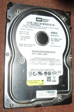 HDD WD CAVIAR SE WD800JD-00MSA1 80 GB SATA