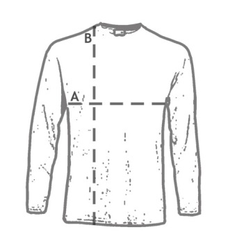 ФУТБОЛКА С ДЛИННЫМ РУКАВОМ - ФРУКТЫ - цвета - 3XL