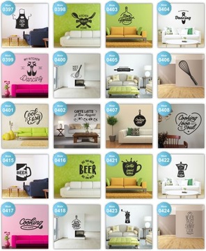 КУХОННЫЕ НАСТЕННЫЕ НАКЛЕЙКИ кофейные наклейки кафе L