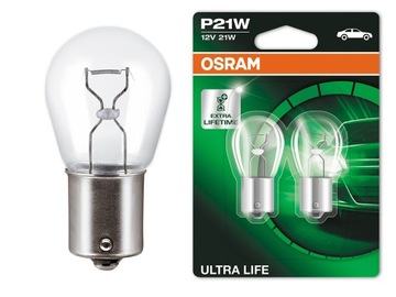 OSRAM Żarówka P21W ULTRA LIFE 4 Lata Gwarancji