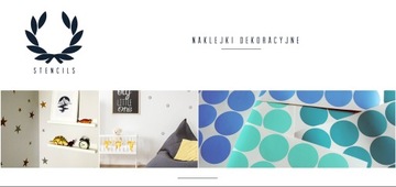 Настенные наклейки для детей, золотые точки и круги