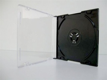Pudełka CD x 1 na MINI płytki 8cm 25 szt czarne