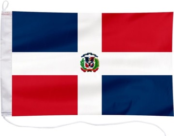 Flaga Dominikany bandera jachtowa Dominikany 45x30