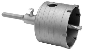 OTWORNICA MURU BETONU HEX 80mm KORONKA PRZEBICIOWA