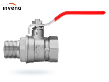 Кран шаровой DN15 WZ с сальником 1/2 ручки INVENA