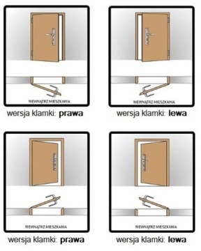 Klamka drzwiowa MADERA 72 WC toaleta chrom satyna