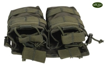 ЗАГРУЗЧИК ДЛЯ 4 МАГАЗИНОВ AK-47 M16 M16 MIL-TEC OPEN BOTTOM оливковый +GR.