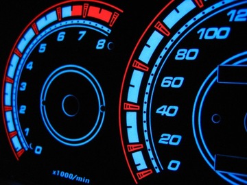 Mitsubishi Lancer 1992-95 INDIGLO циферблаты одометра