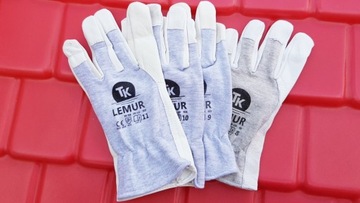 LEMUR рабочие перчатки из козьей кожи, размер 11.