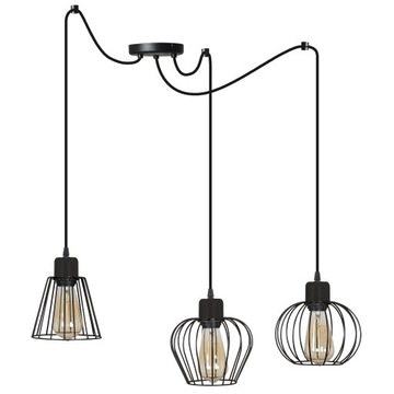 Lampa Pająk Nowoczesna Różne Kolory LOFT Regulacja