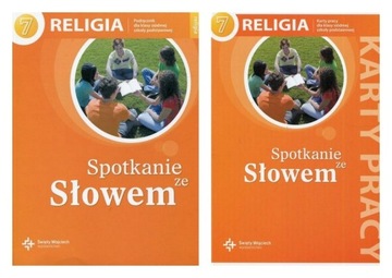 Religia 7 Spotkanie ze Słowem Podręcznik+Karty