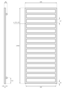 для ванной комнаты DECORATIVE 148,5x63 PORTO GRAPHITE PEARL