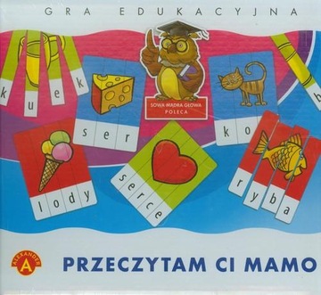 Przeczytam ci mamo gra edukacyjna czytanki wyrazy