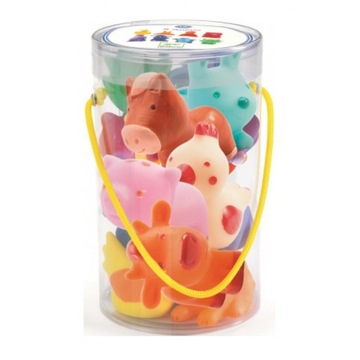 Резиновые животные 7 элементов Djeco 18м+