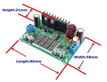 Преобразователь напряжения DP30V5A-L 0-32В 160W_BTE-406